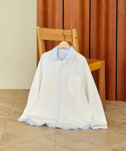 疊穿風設計襯衫