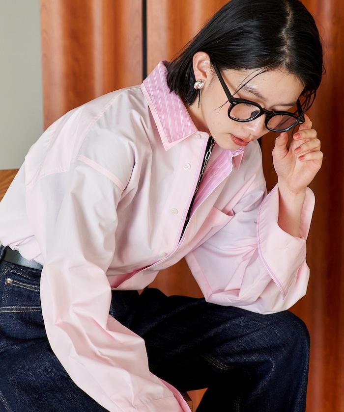 疊穿風設計襯衫