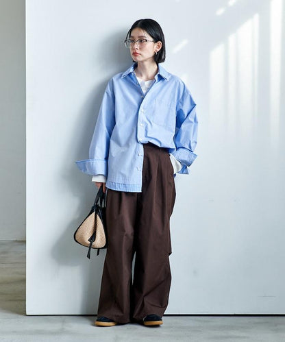 疊穿風設計襯衫
