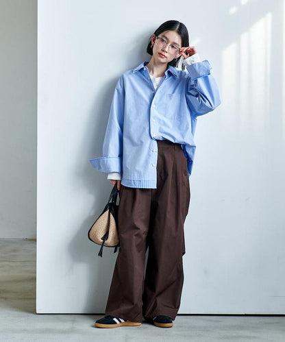疊穿風設計襯衫