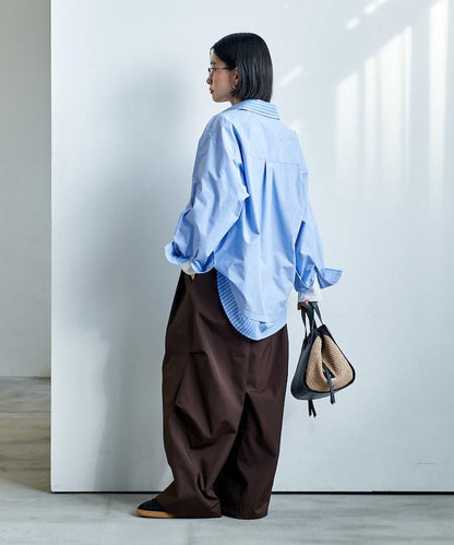 疊穿風設計襯衫