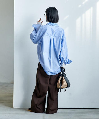 疊穿風設計襯衫
