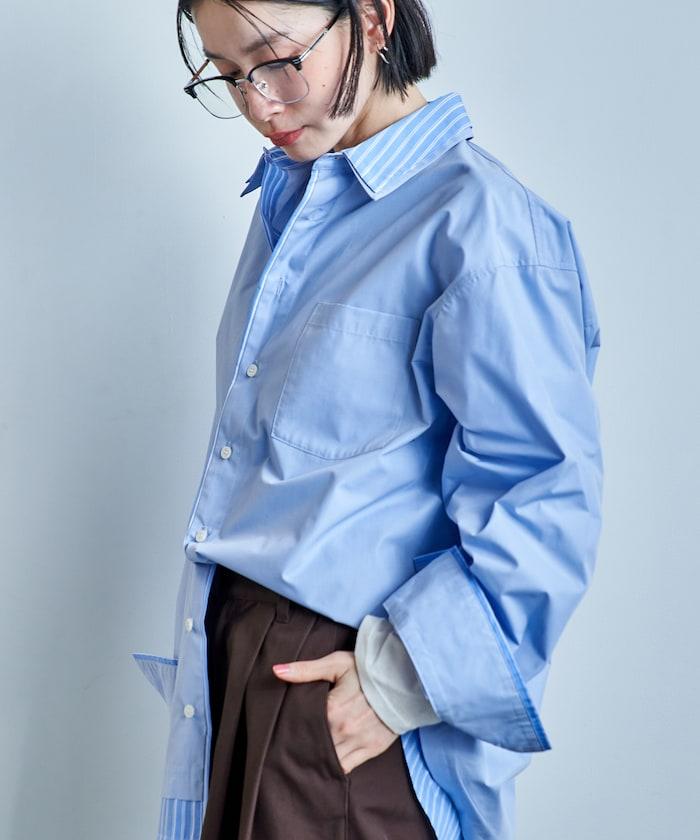 疊穿風設計襯衫