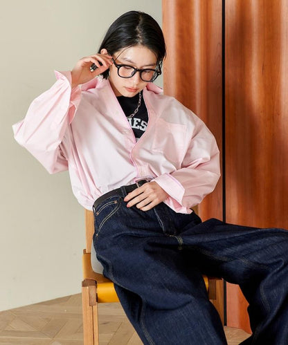 疊穿風設計襯衫