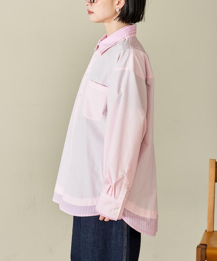 疊穿風設計襯衫