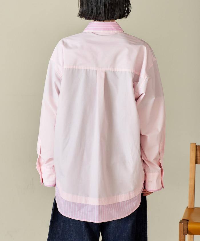 疊穿風設計襯衫