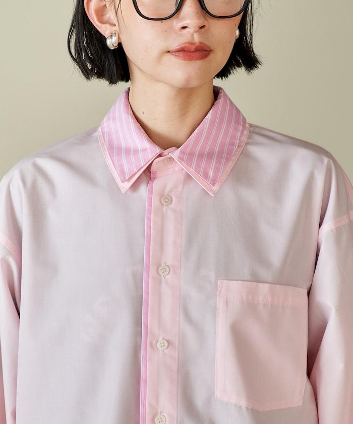 疊穿風設計襯衫