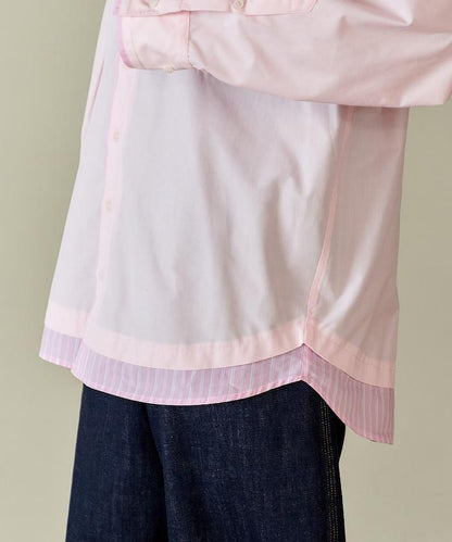 疊穿風設計襯衫