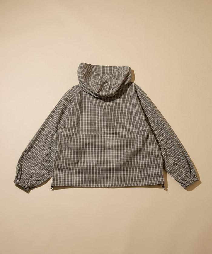 特別款 格紋 連帽 拉鍊襯衫夾克