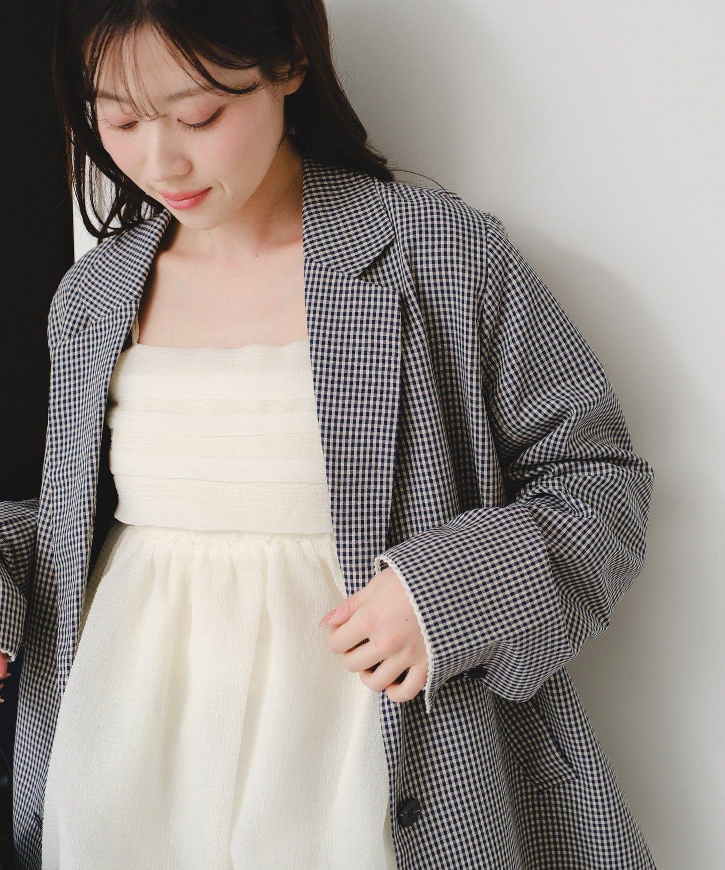 歐根紗束胸上衣