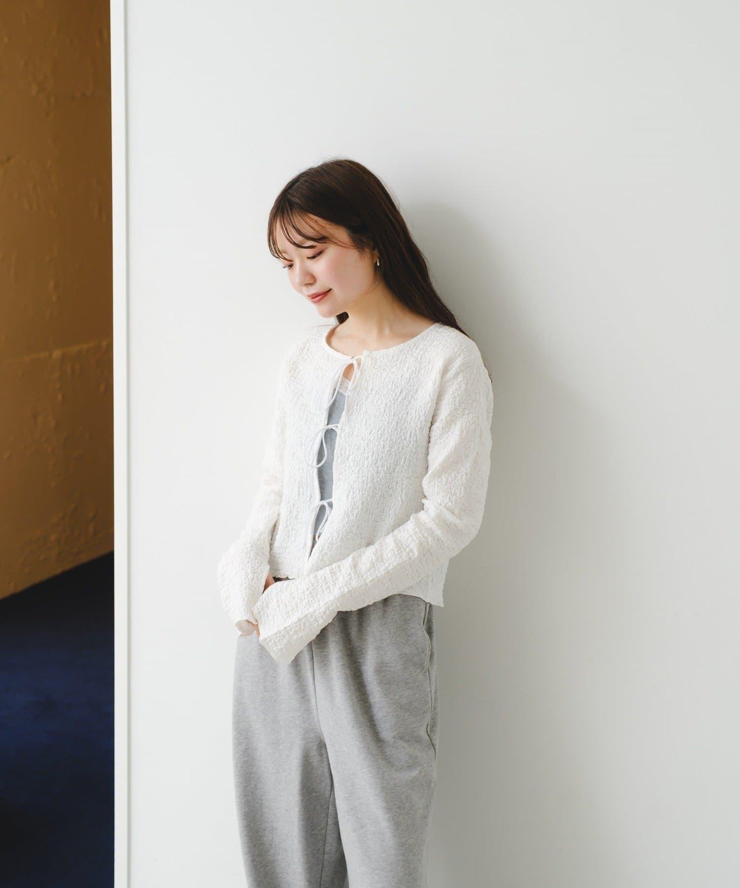 2026SS目錄 隨機提花針織開衫