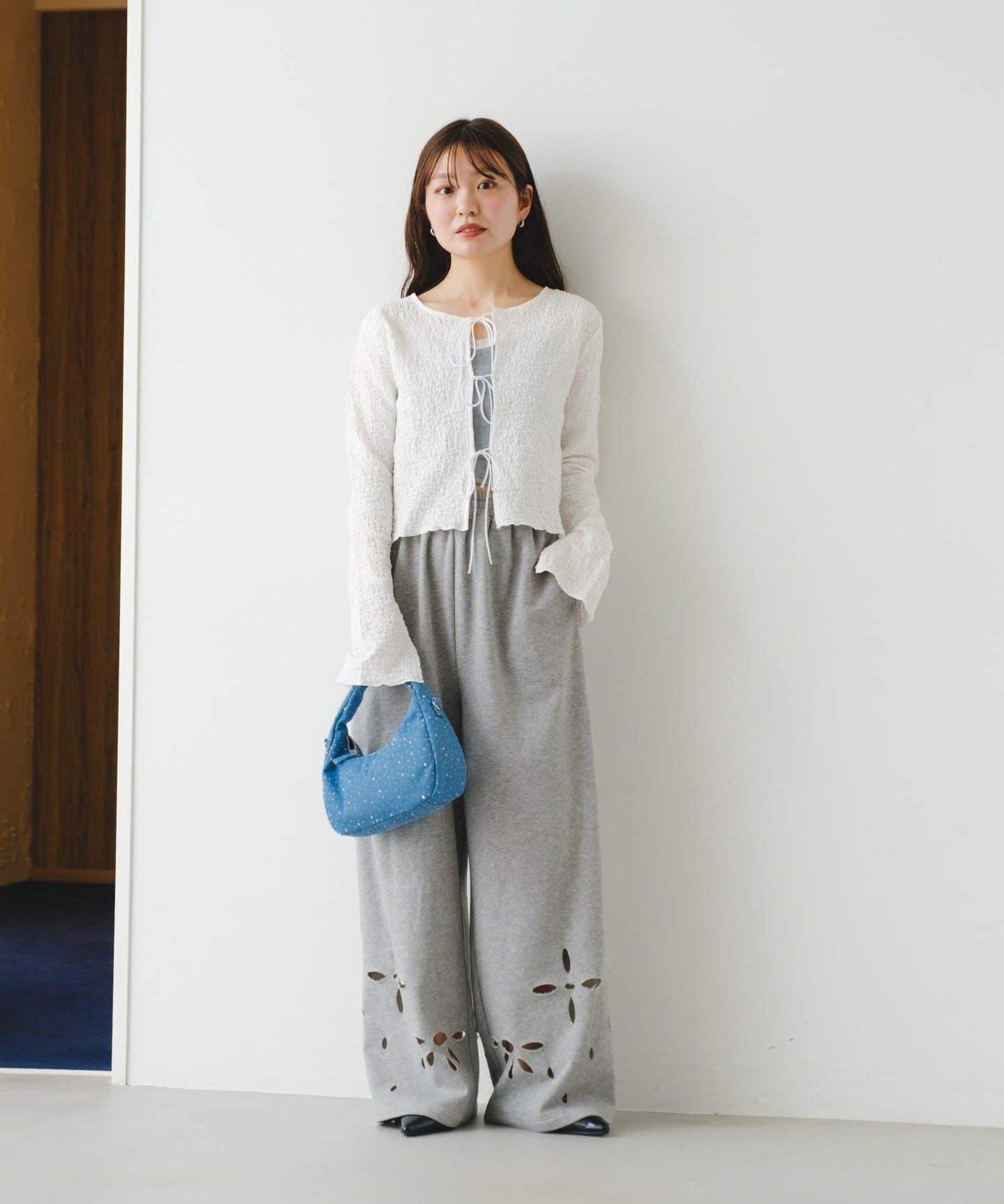 2026SS目錄 隨機提花針織開衫