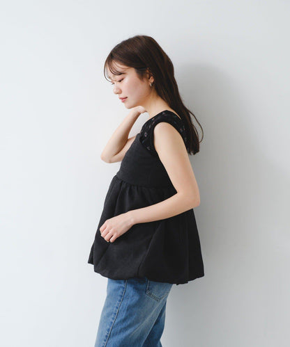 歐根紗束胸上衣