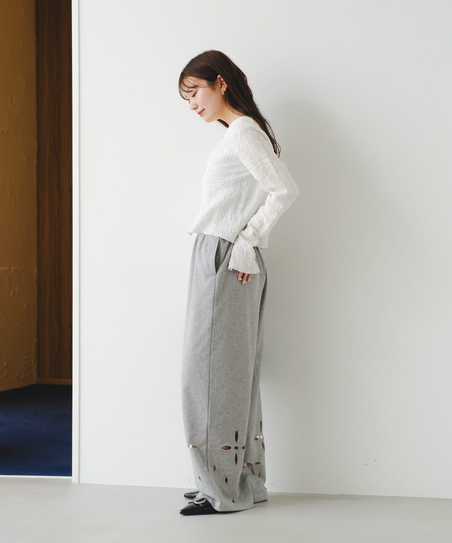 2026SS目錄 隨機提花針織開衫