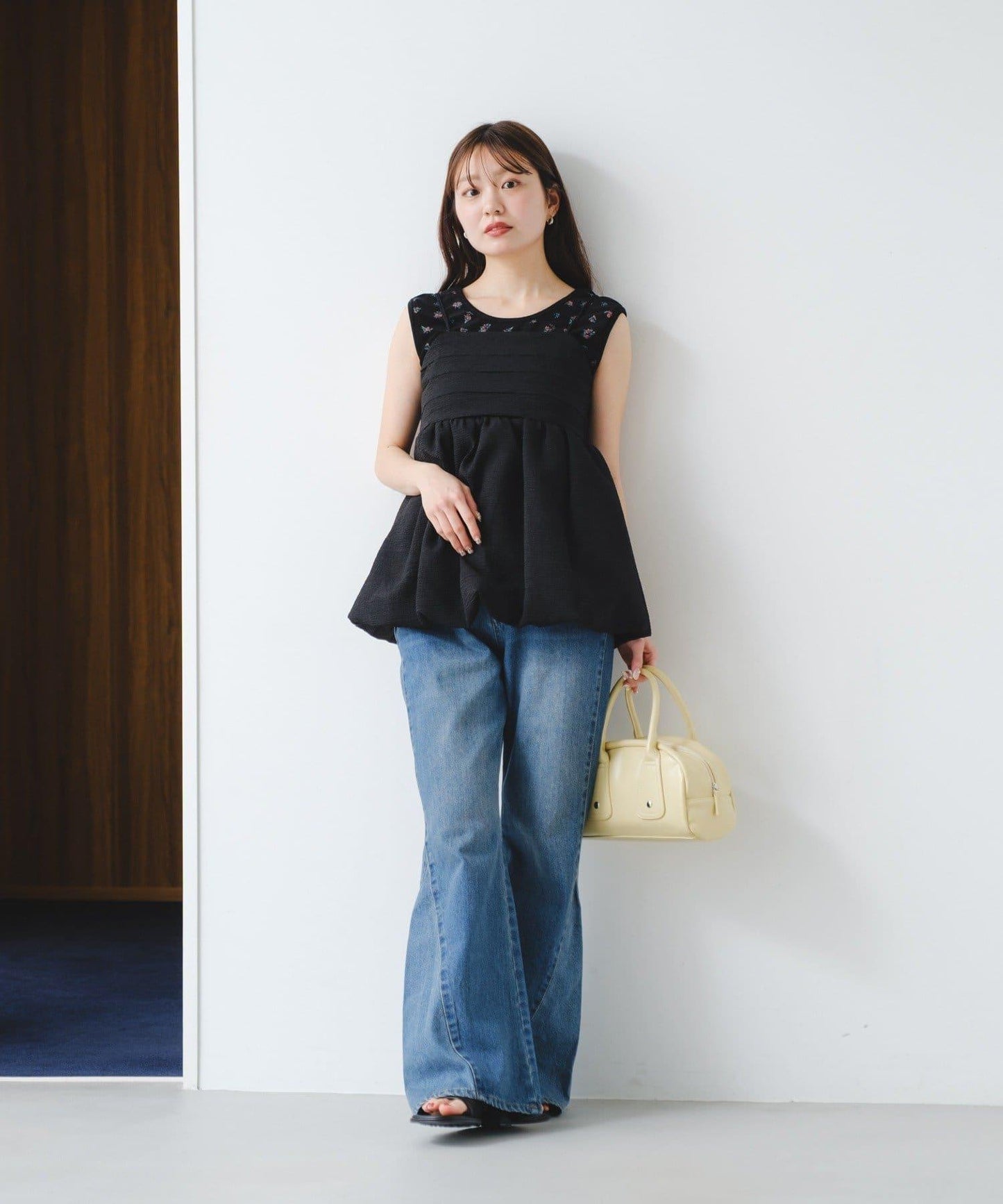 歐根紗束胸上衣