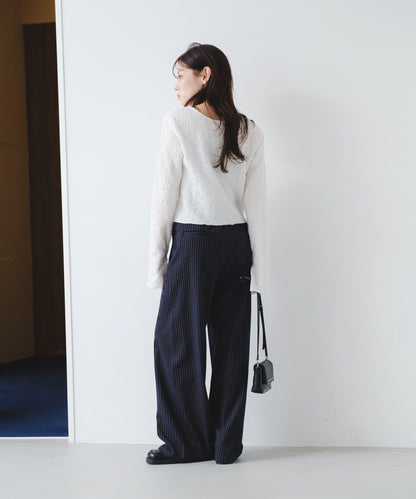 2026SS目錄 隨機提花針織開衫