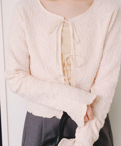 2026SS目錄 隨機提花針織開衫