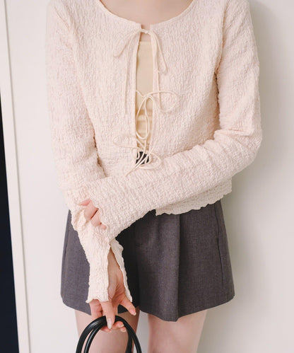 2026SS目錄 隨機提花針織開衫