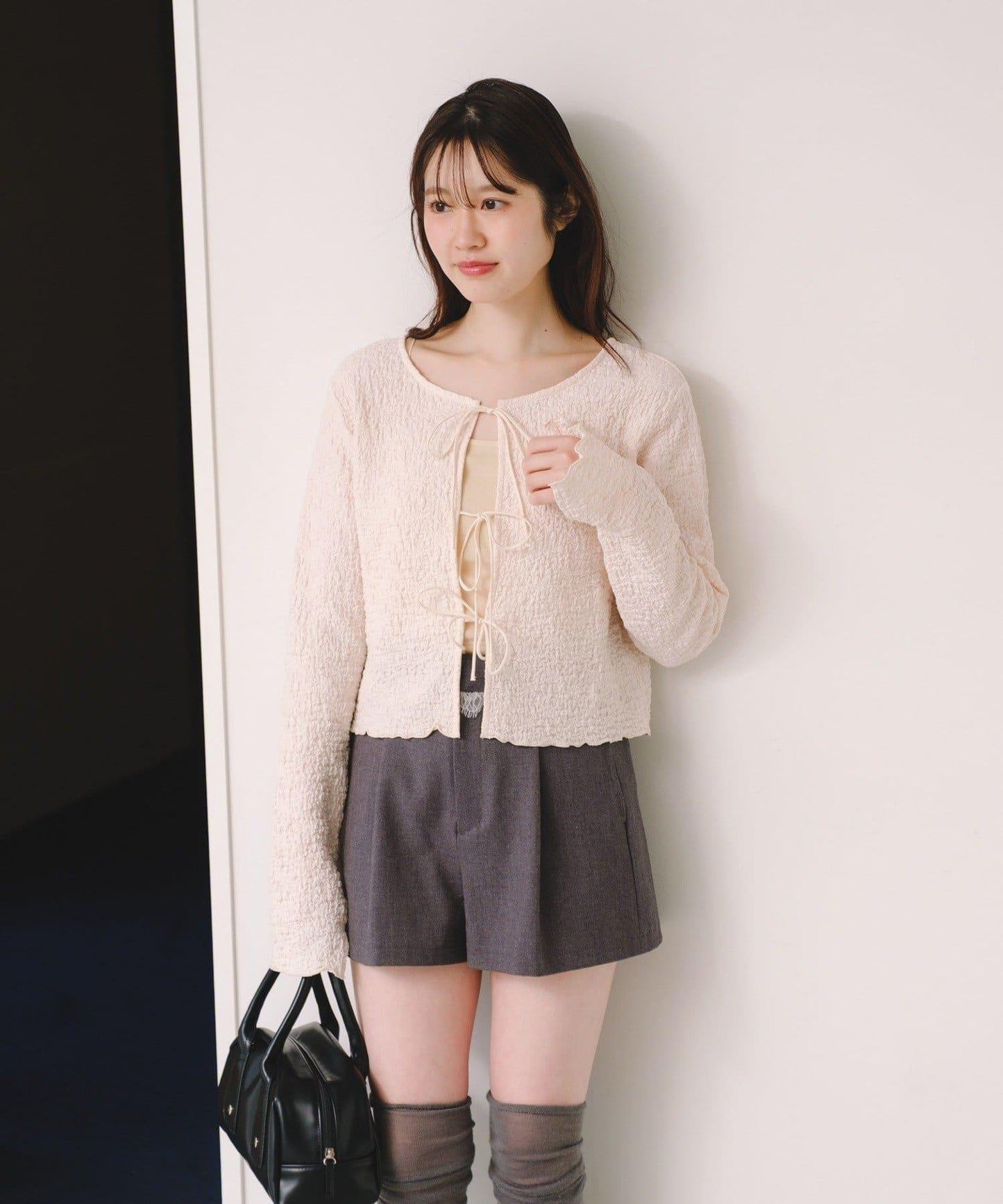 2026SS目錄 隨機提花針織開衫