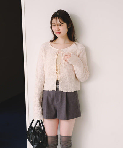 2026SS目錄 隨機提花針織開衫