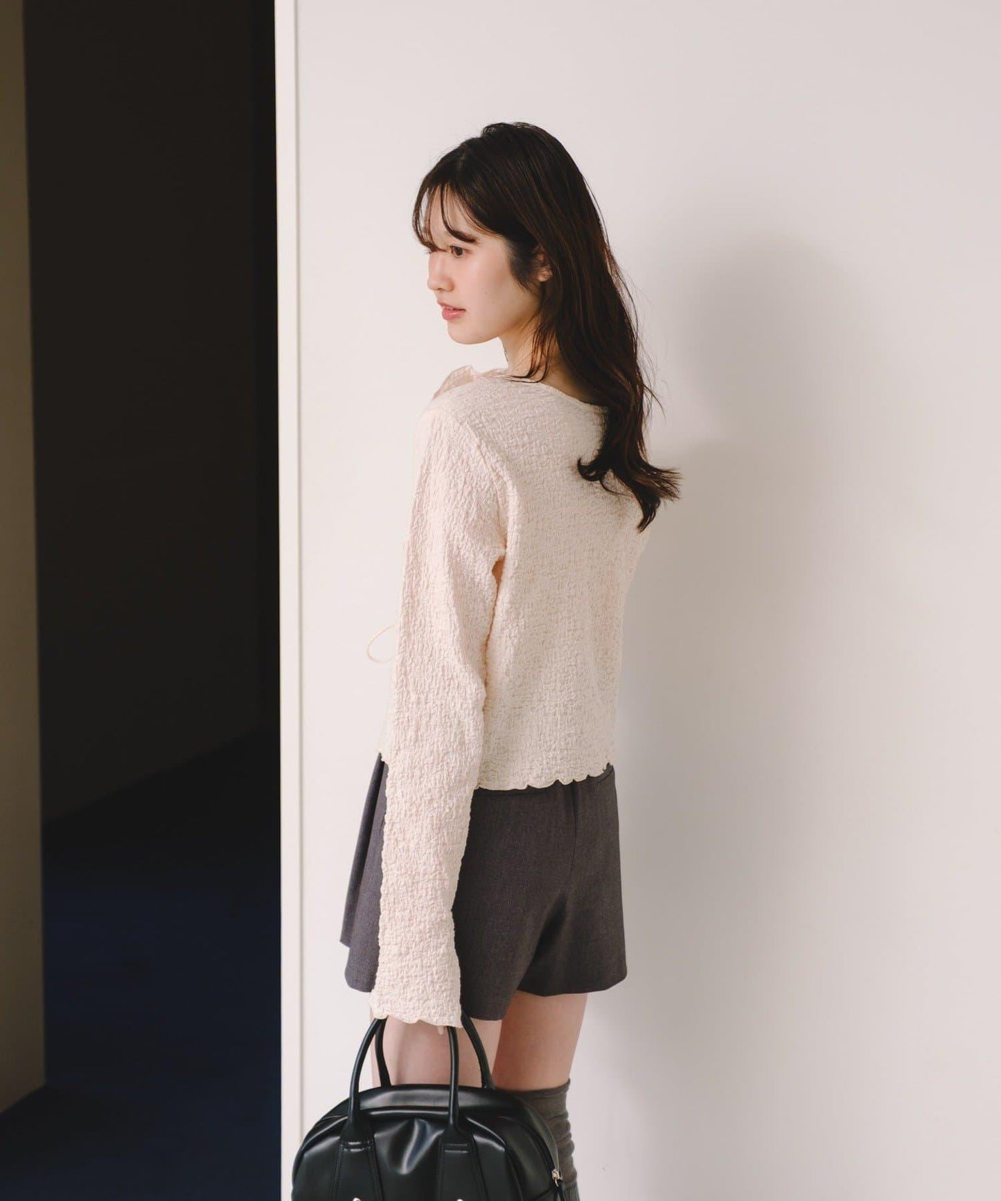 2026SS目錄 隨機提花針織開衫