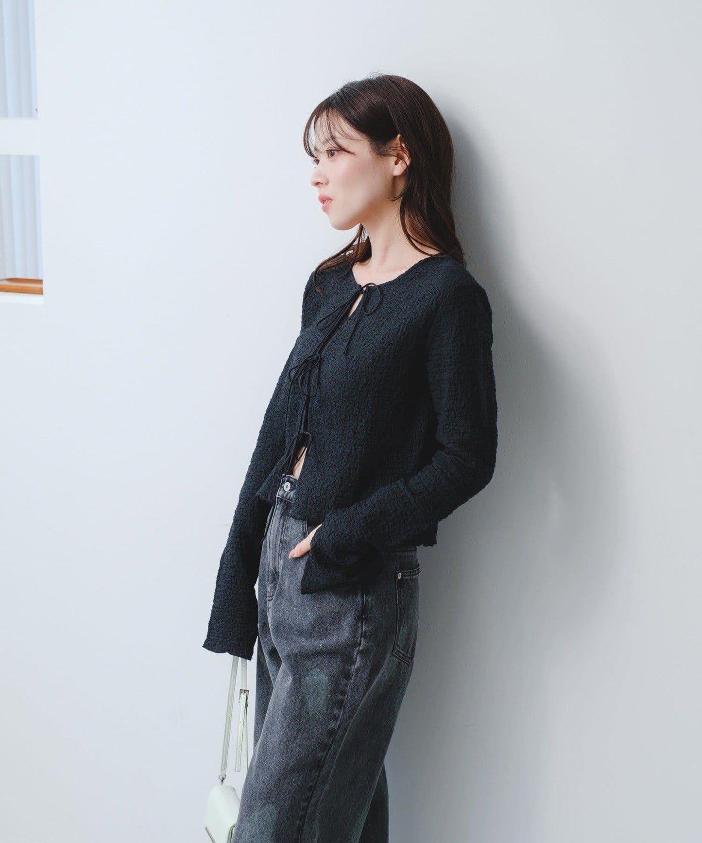 2026SS目錄 隨機提花針織開衫