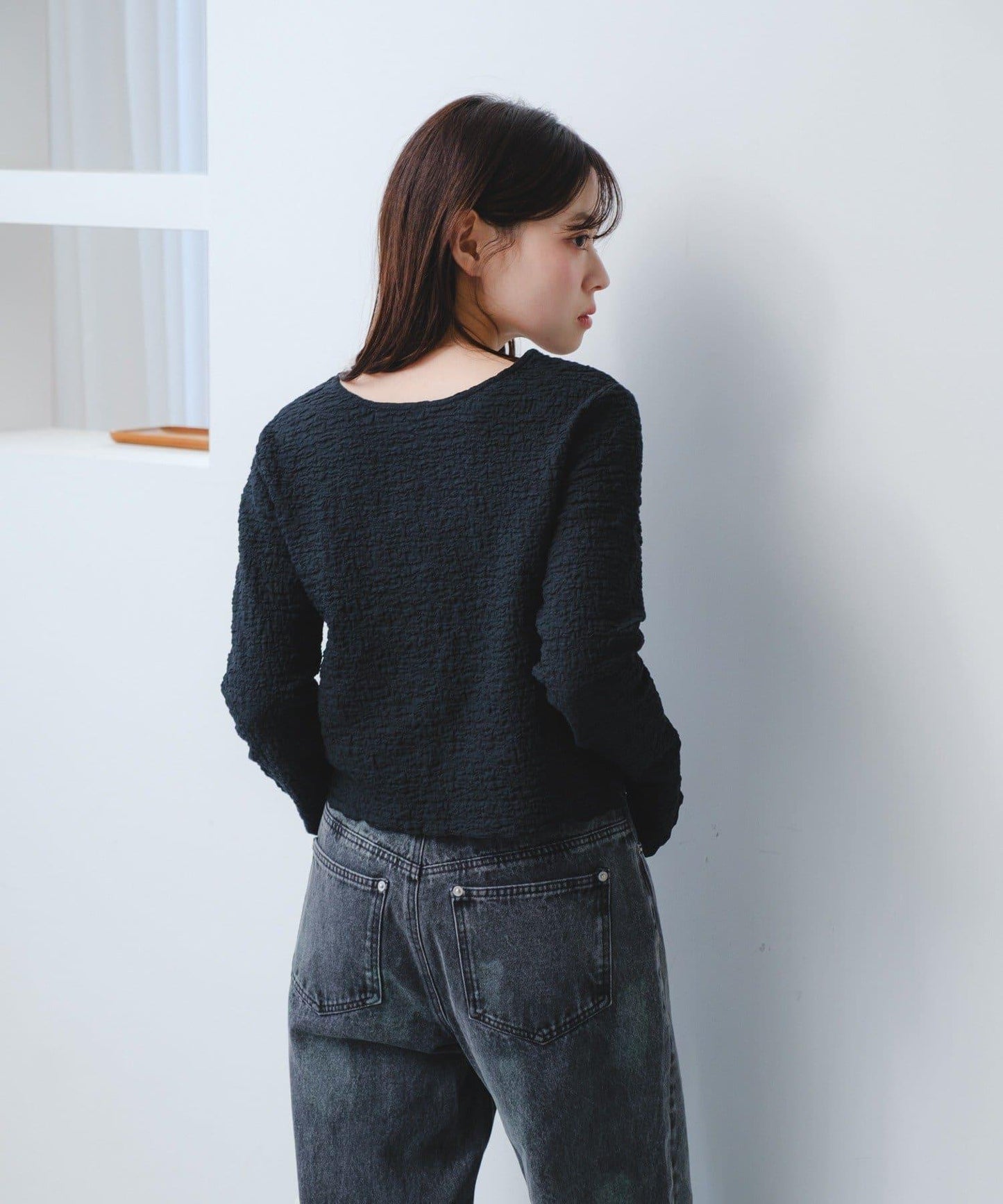 2026SS目錄 隨機提花針織開衫