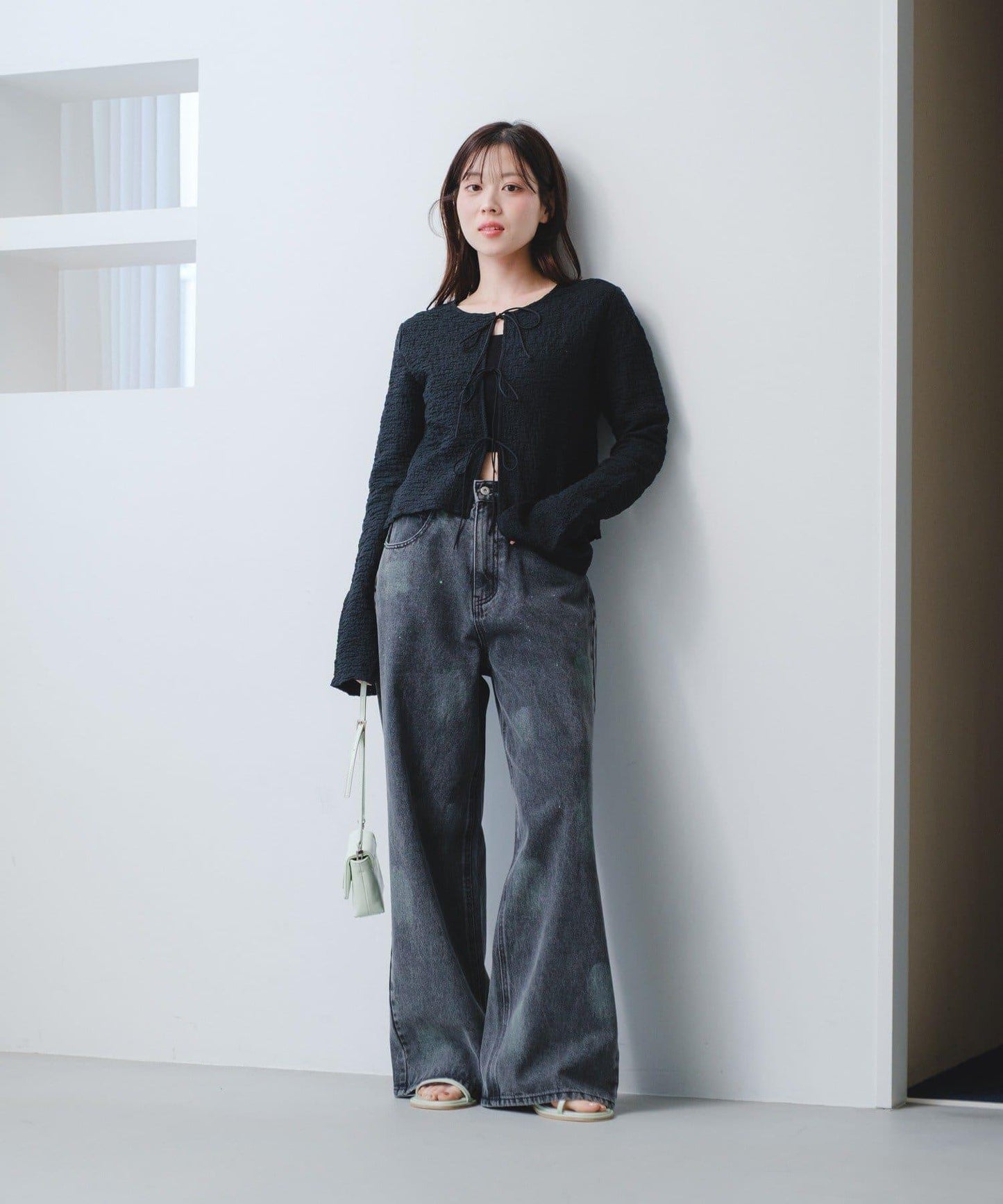 2026SS目錄 隨機提花針織開衫