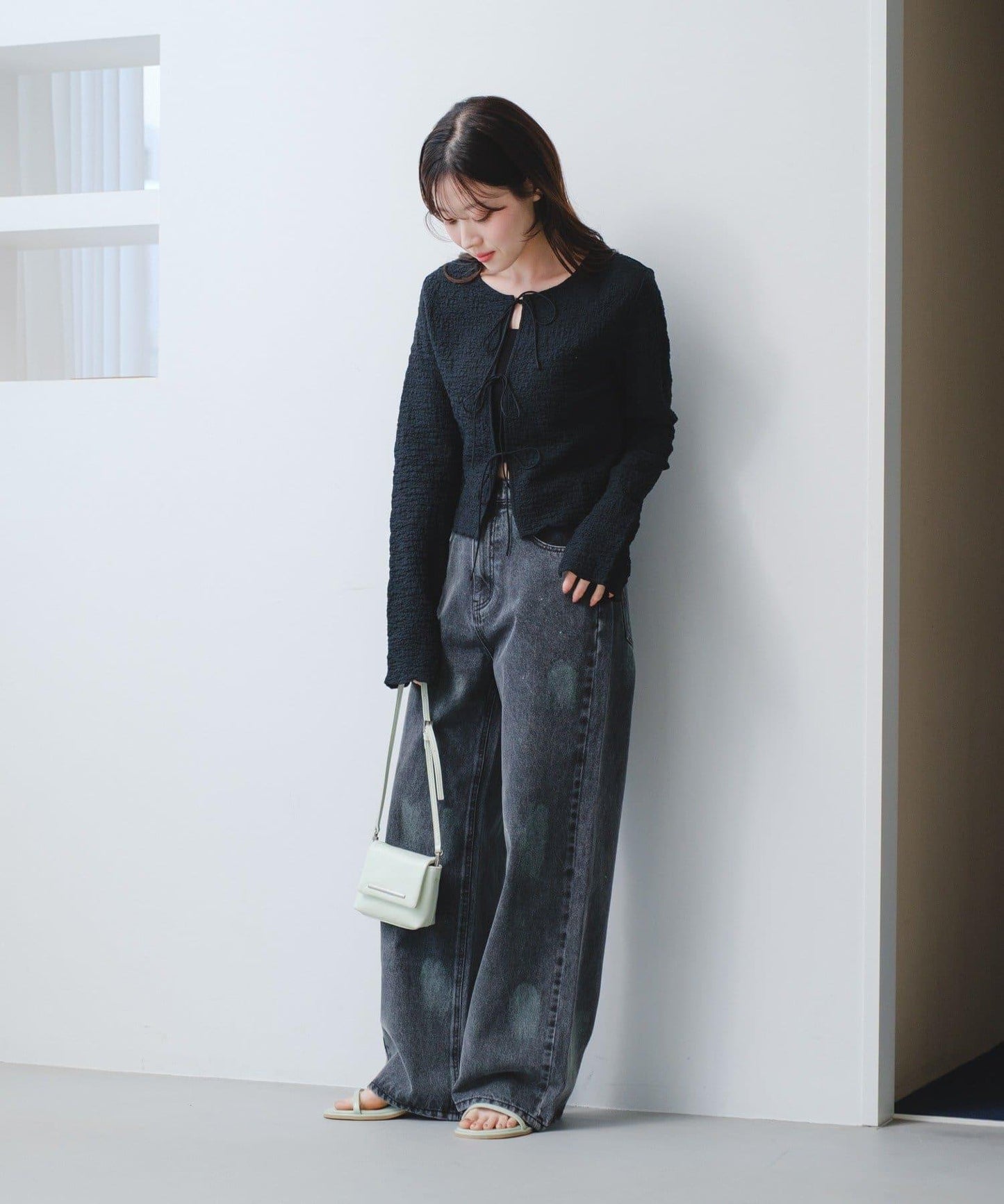 2026SS目錄 隨機提花針織開衫