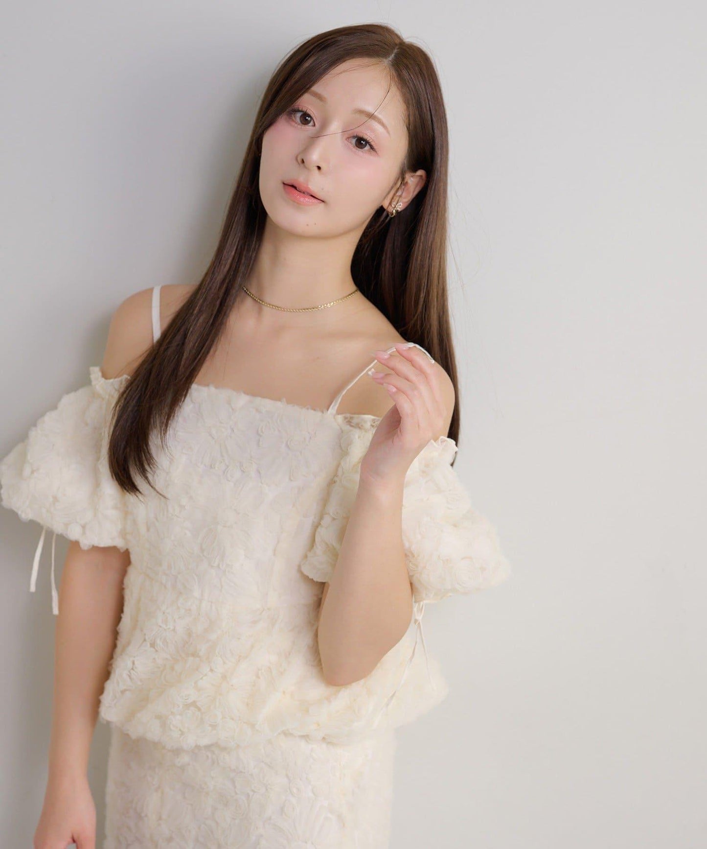 可成套 後繫帶開叉 修身 半身裙