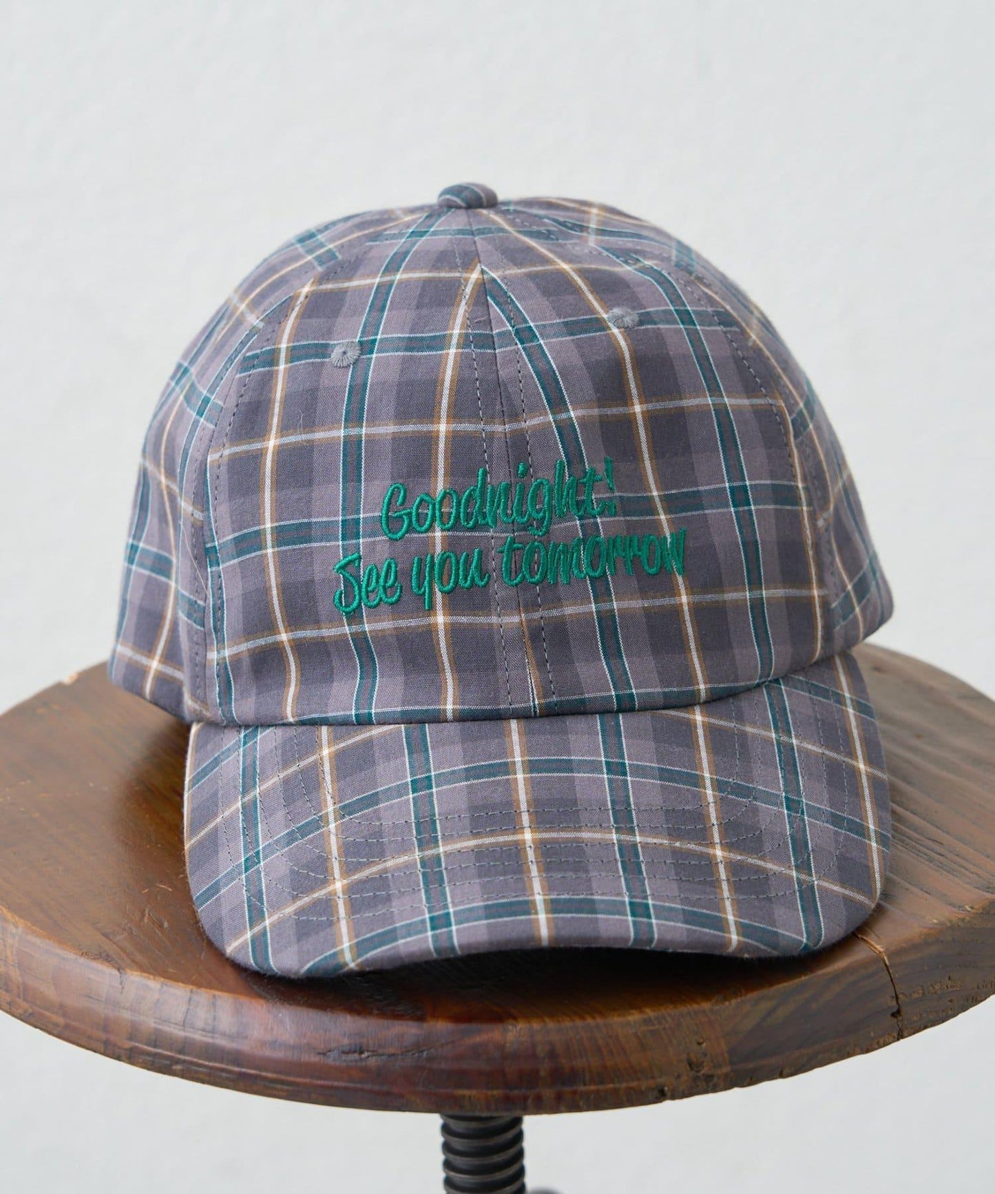 UNISEX 格紋Logo棒球帽