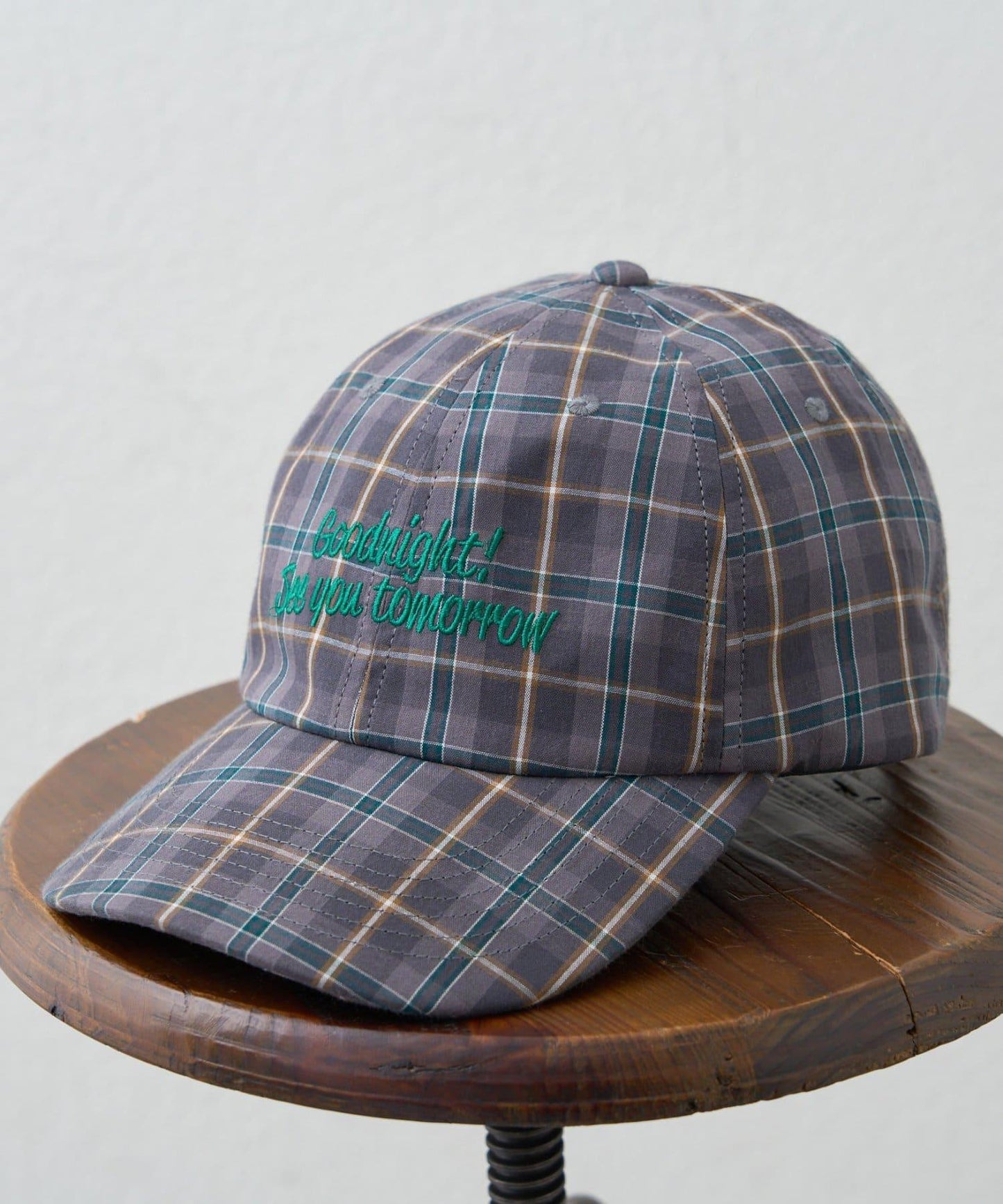 UNISEX 格紋Logo棒球帽