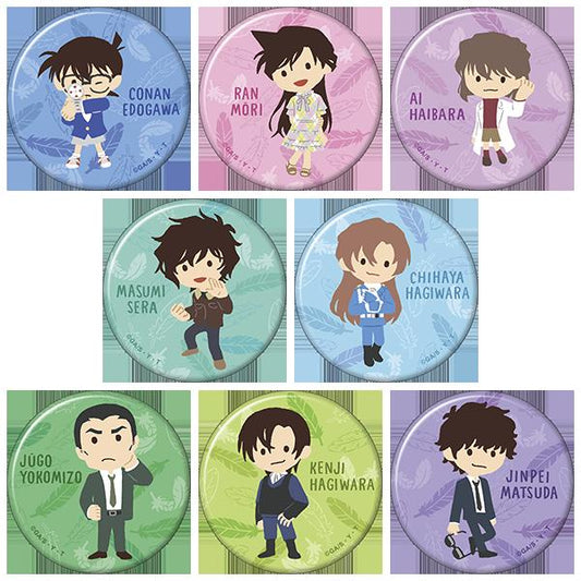 《名偵探柯南》 柔彩系列 F款 角色徽章收藏 BOX（8包入）