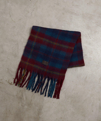 RAY CASSIN 大格紋寬幅圍巾