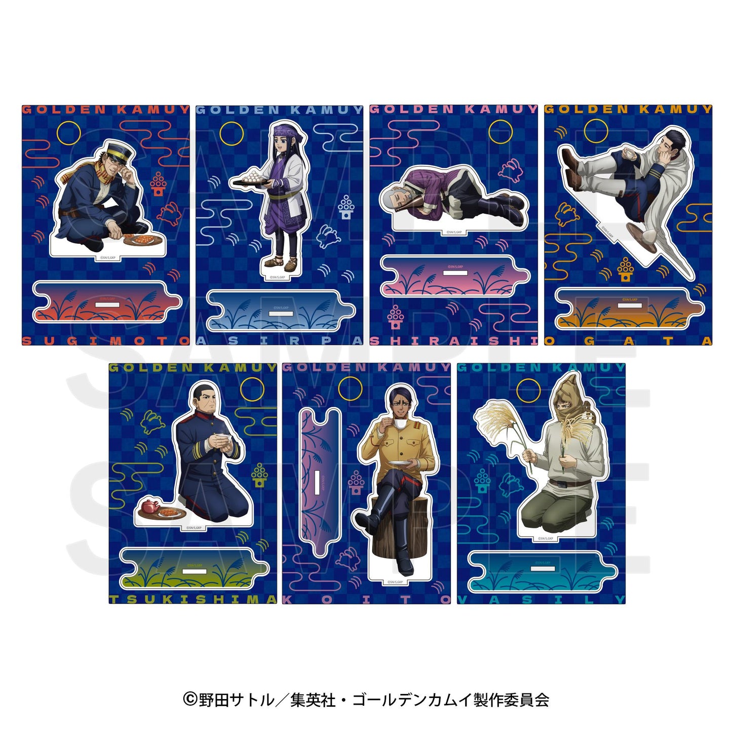 《黃金神威》×E-DINER（黃金神威） アシㇼパ 亞克力立牌