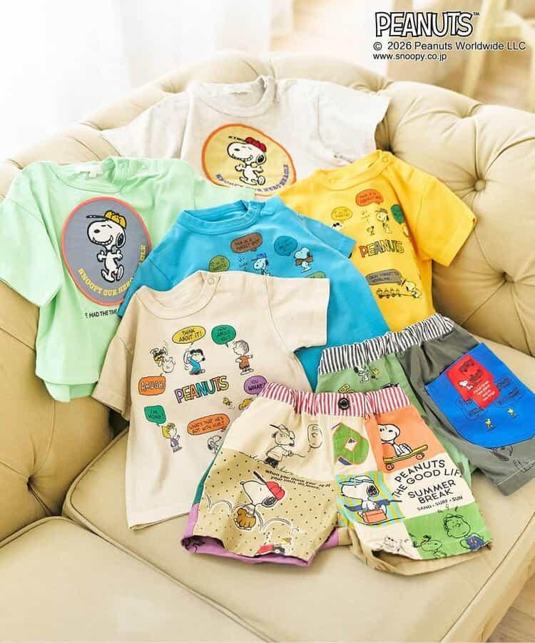PEANUTS（史努比） GOOD OLD系列 五分短褲