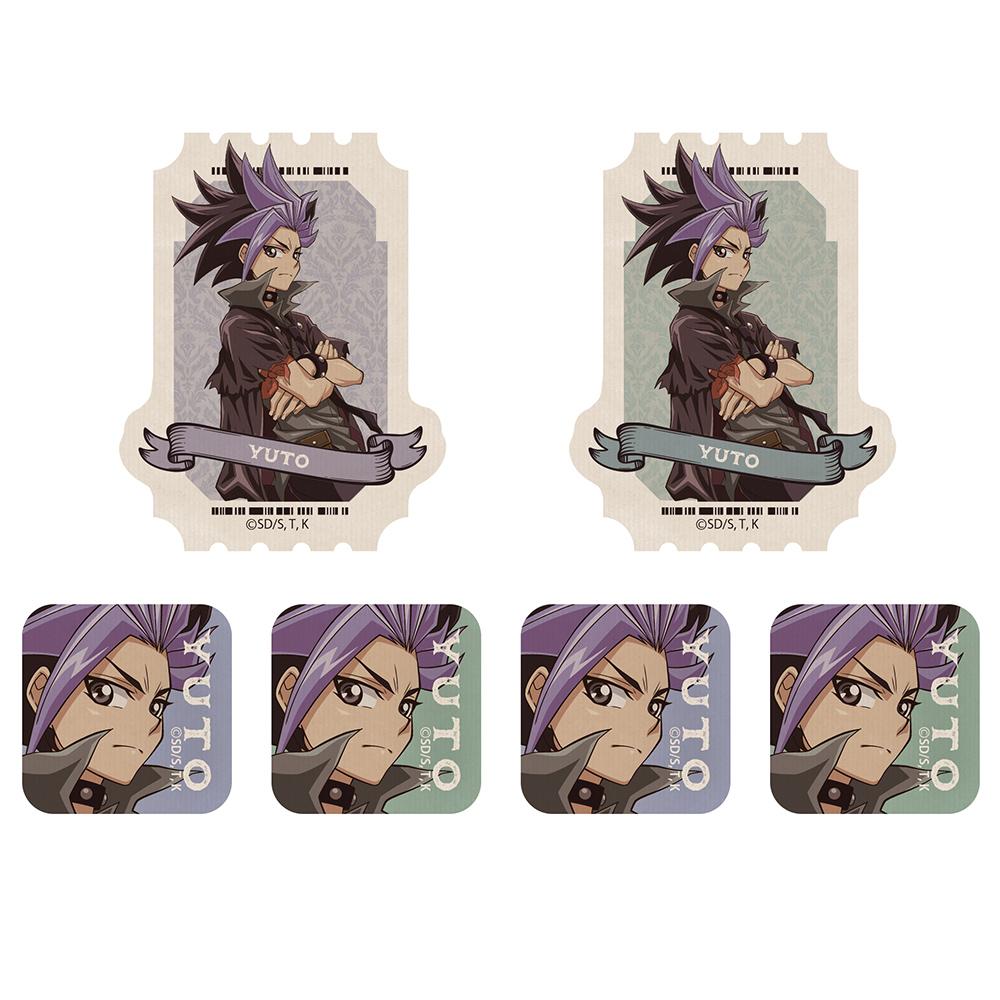 遊☆戱☆王ARC-Ⅴ（遊戲王ARC-V） 新繪系列 ユート 迷你貼紙套裝 休閒模式決鬥者Ver.