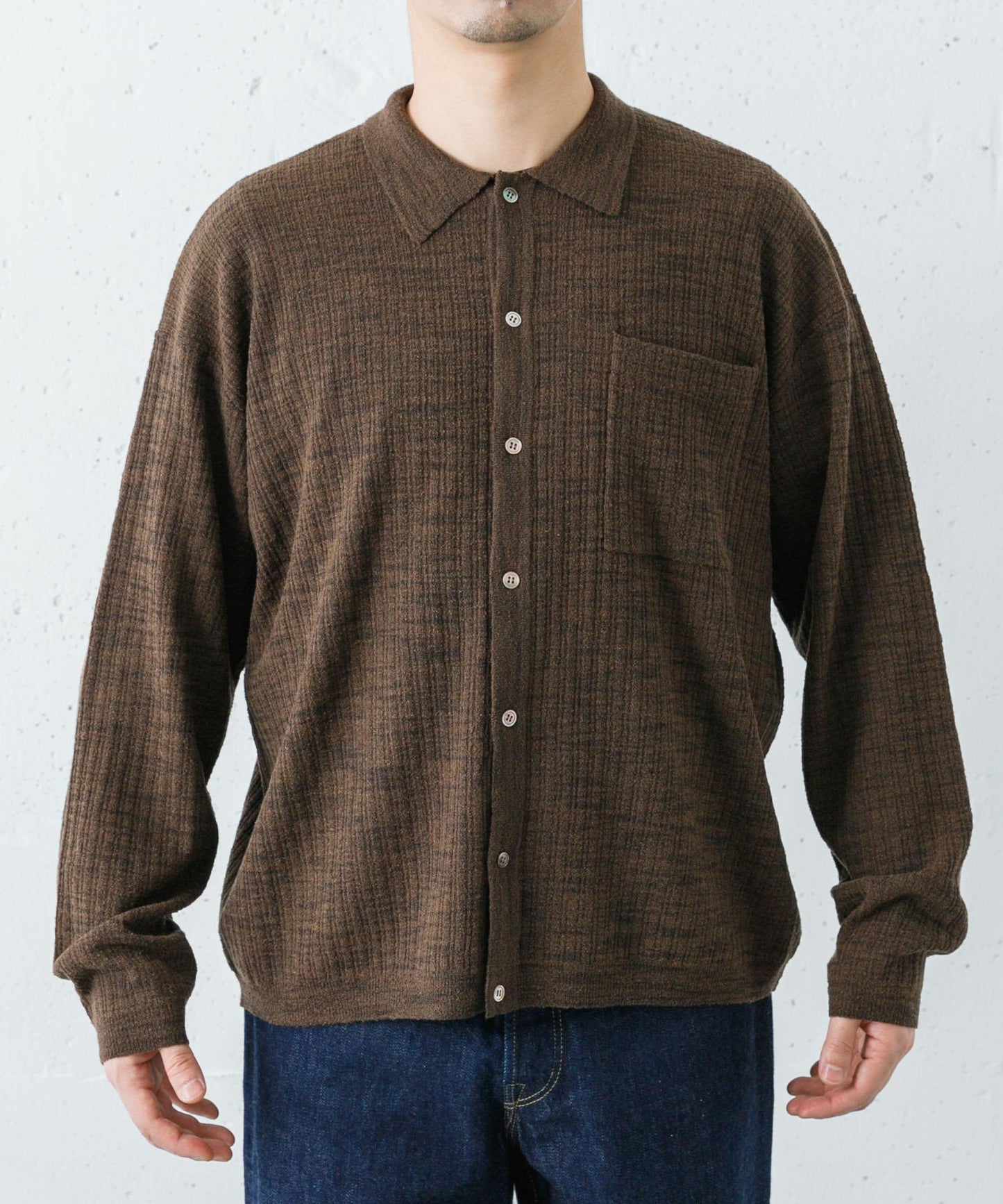 crepuscule Crepe Knit 襯衫