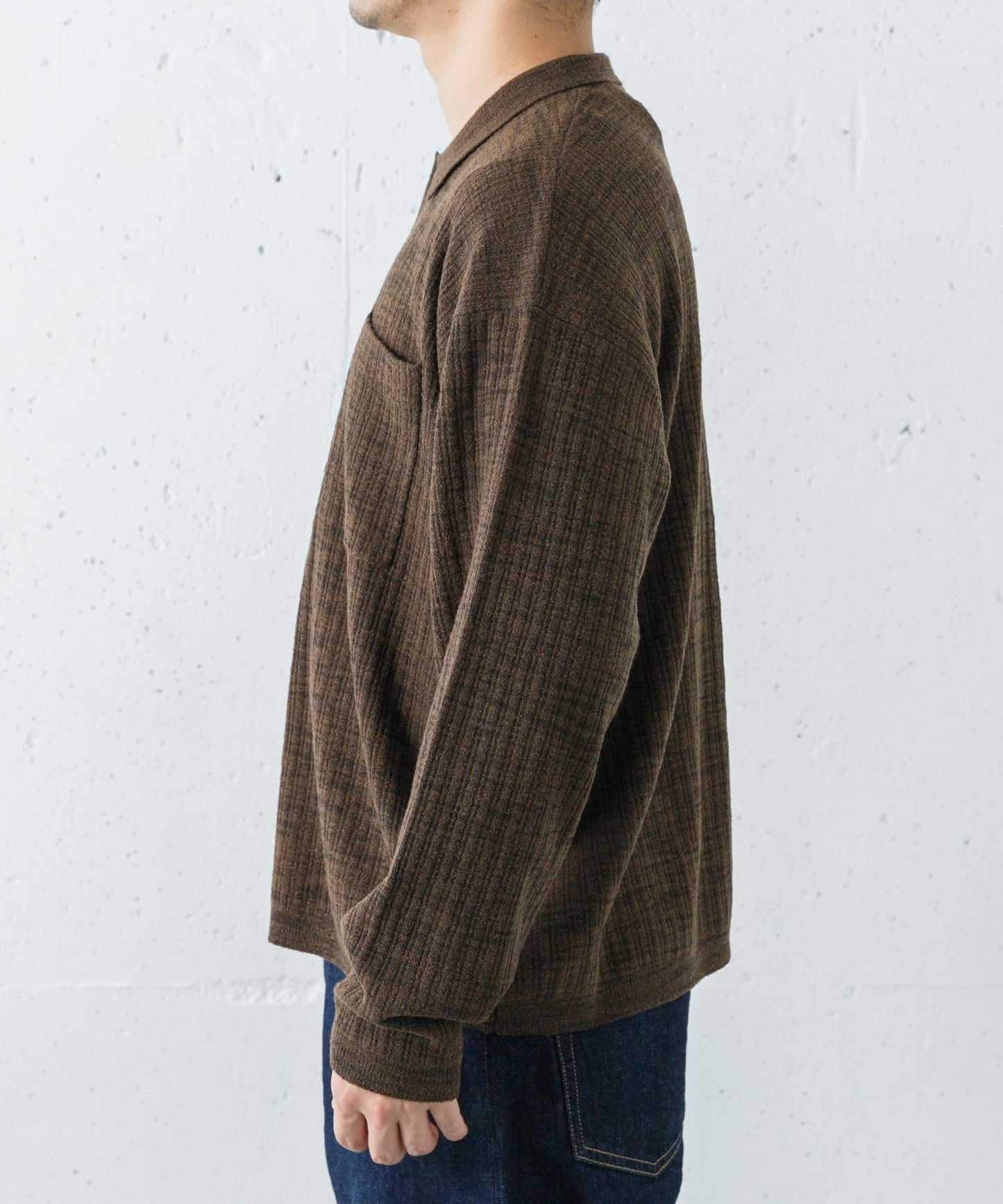 crepuscule Crepe Knit 襯衫