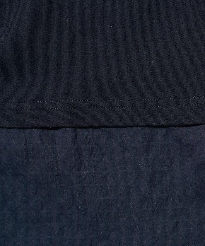 透膚條紋疊穿設計套頭上衣