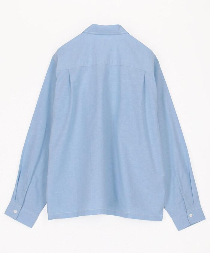 聯名 牛津紡短款長袖工裝襯衫