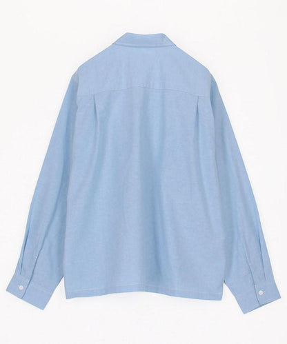 聯名 牛津紡短款長袖工裝襯衫