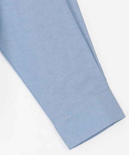 聯名 牛津紡短款長袖工裝襯衫