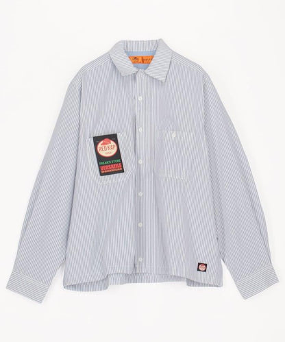 聯名 牛津紡短款長袖工裝襯衫