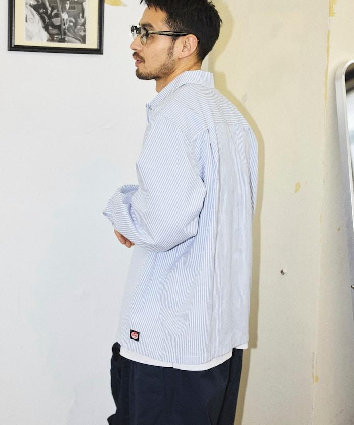 聯名 牛津紡短款長袖工裝襯衫