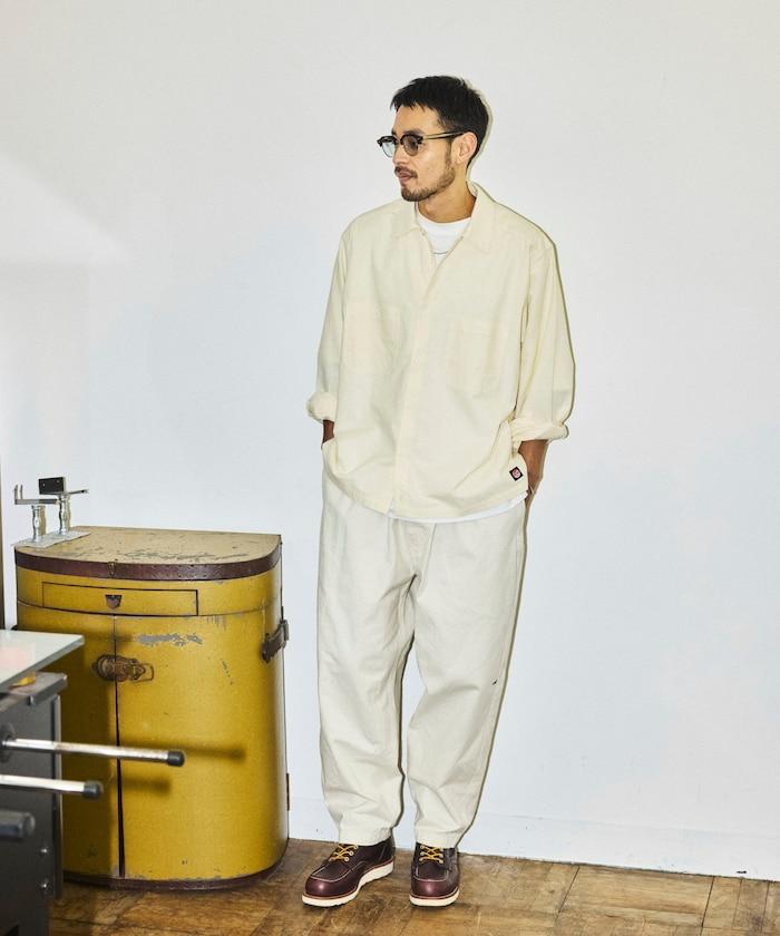 聯名 牛津紡短款長袖工裝襯衫