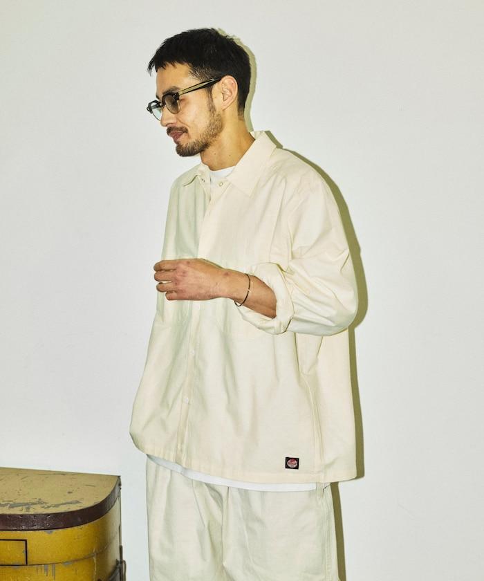 聯名 牛津紡短款長袖工裝襯衫