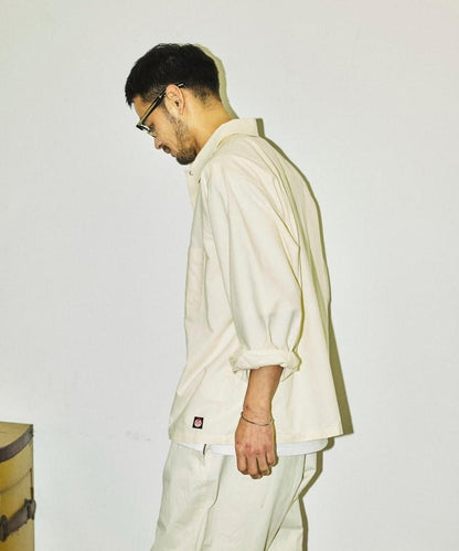 聯名 牛津紡短款長袖工裝襯衫