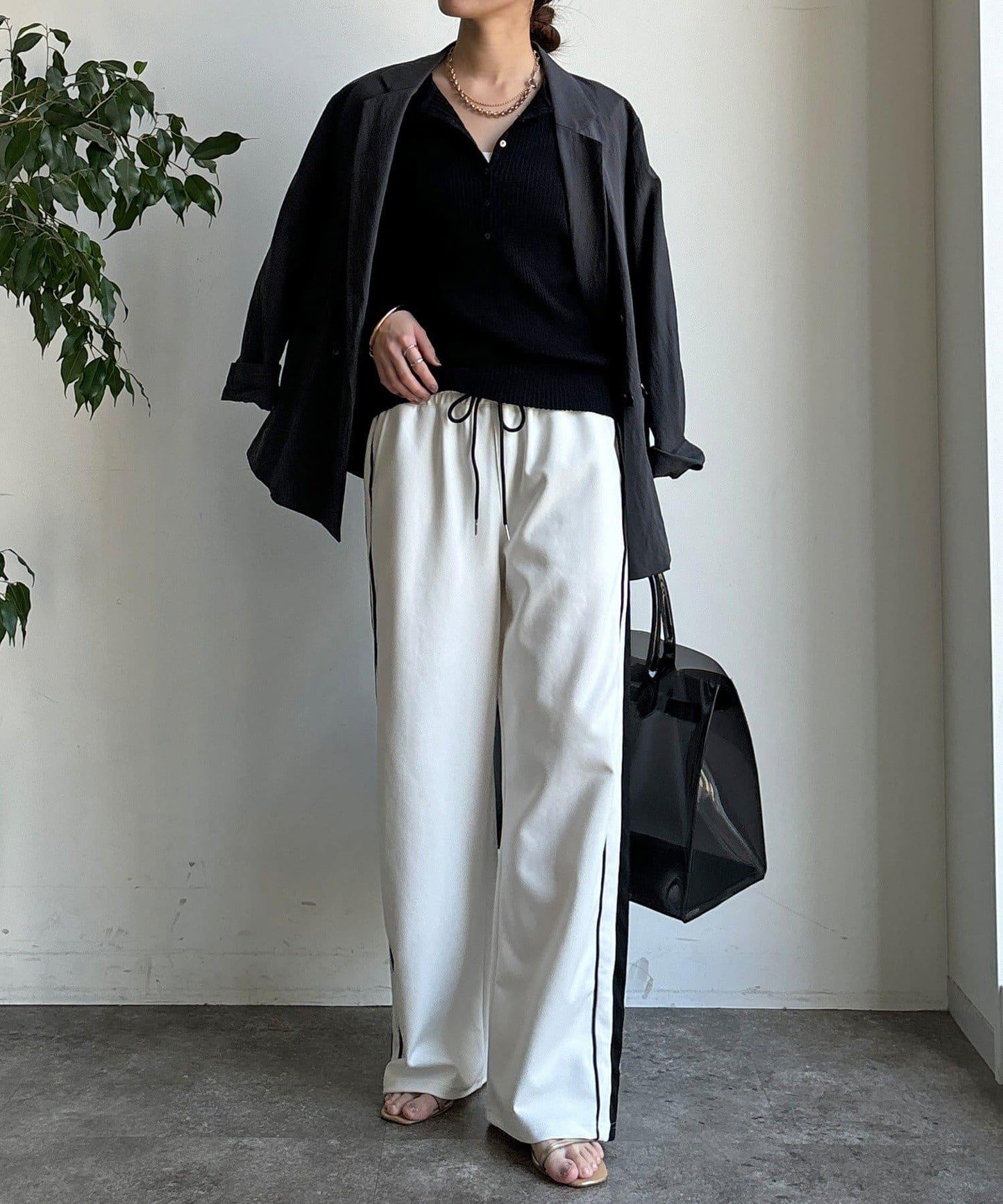 側邊條紋運動褲（網絡）