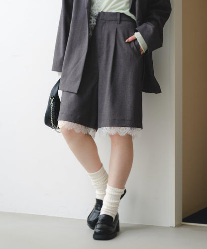 蕾絲 SETUP 休閒短褲